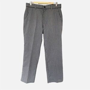 Travis Mathew Golf Pants Size 34x29 Gray Plaid